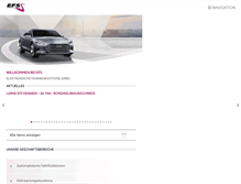 Tablet Screenshot of efs-auto.com